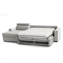 Divano letto contenitore grigio 280x95cm - Alibabah