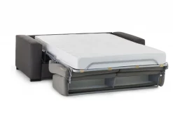 Divano letto contenitore grigio scuro 133x78cm - Calvin