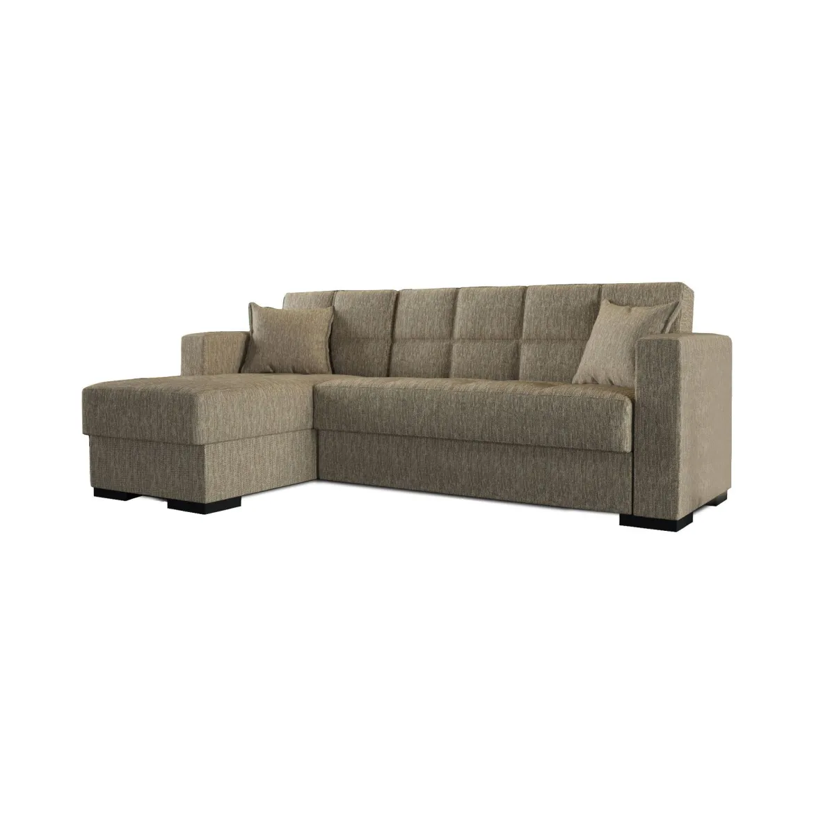 Divano letto design beige 227x150cm - Armadillo