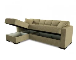Divano letto design beige 227x150cm - Armadillo
