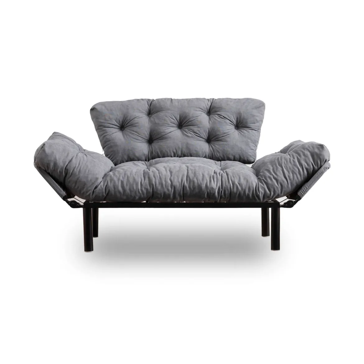 Divano letto design grigio 155x70cm - Guchol