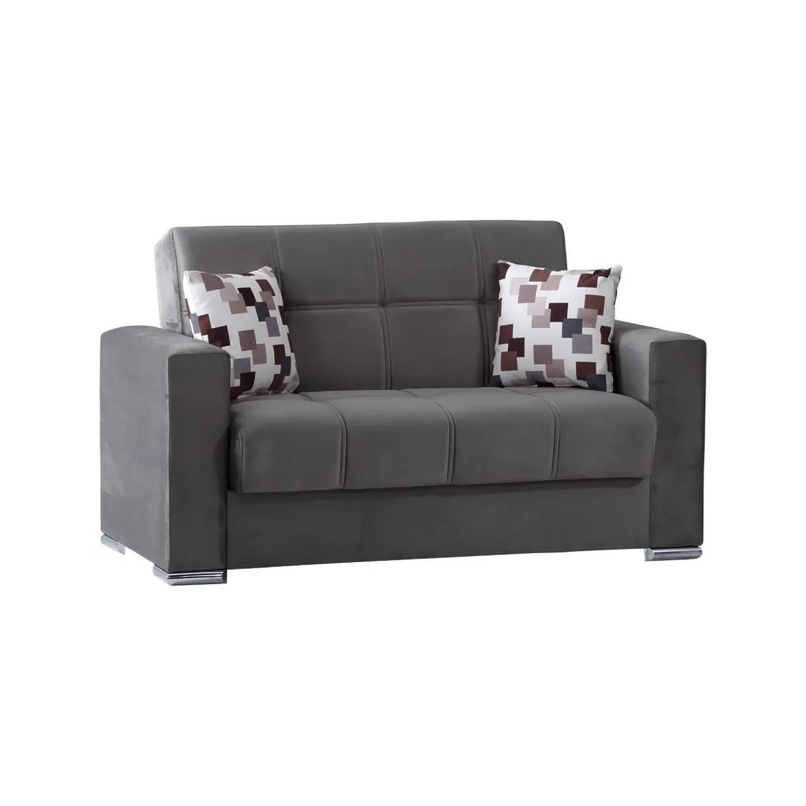 Divano letto design grigio 160x85cm - Anikide