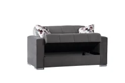Divano letto design grigio 160x85cm - Anikide