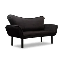 Divano letto design nero 140x65cm - Hone