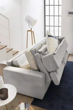 Divano letto due piazze grigio 260x95cm - Albenga