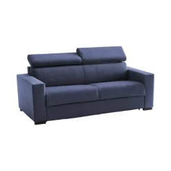 Divano letto idrorepellente blu 200x95cm - Amalfi