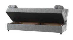 Divano letto in legno grigio 181x81cm - Apicella