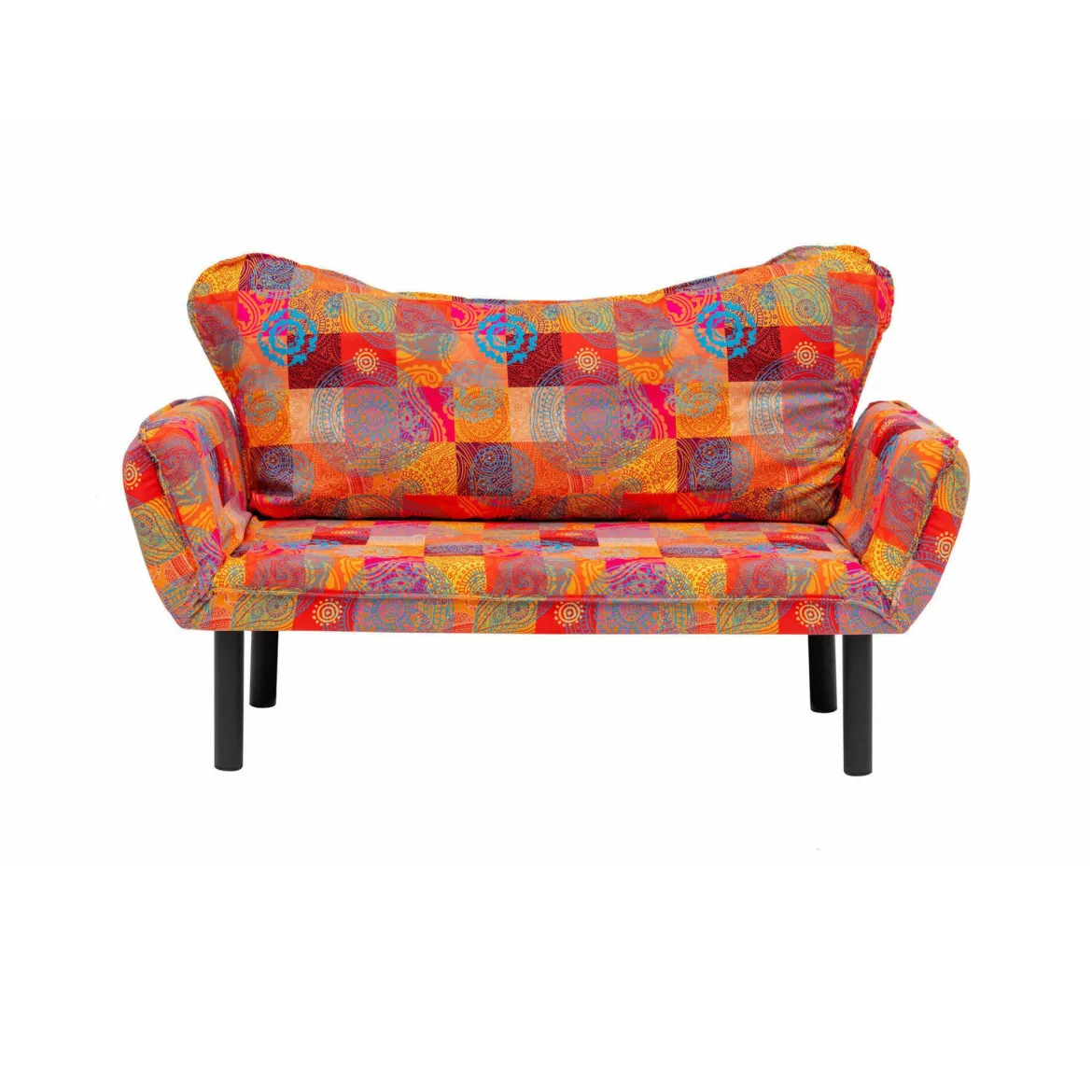 Divano letto in metallo multicolore 150x65cm - Hone