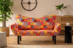 Divano letto in metallo multicolore 150x65cm - Hone