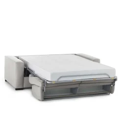 Divano letto lavabile grigio 200x95cm - Zinnia