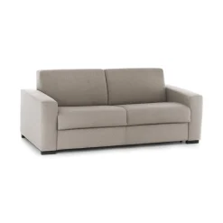 Divano letto lavabile tortora 200x95cm - Zinnia