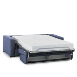 Divano letto moderno blu 180x95cm - Akito
