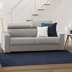 Divano letto moderno grigio 165x90cm - Antal