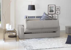 Divano letto per ospiti grigio 280x95cm - Aika
