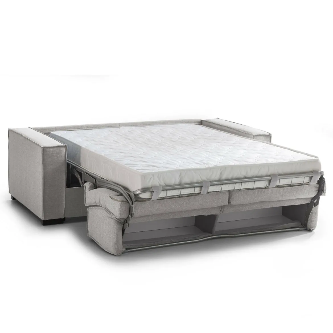 Divano letto 2 piazze grigio 160x95cm - Alk