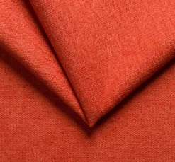 Divano Letto 2 Posti Arancione Sfoderabile Contenitore 185x95 cm, di Apertura a Ribalta Made in Italy - Rigolato