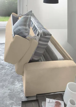Divano letto 2 posti beige 160x95cm - Alcatraz