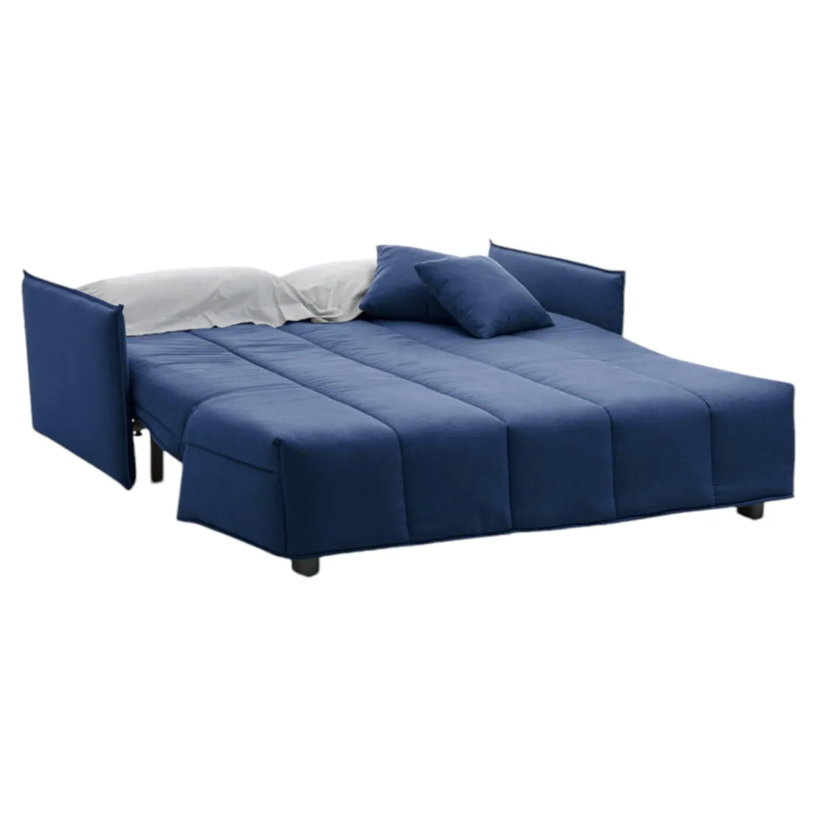 Divano letto 3 posti blu 190x90cm - Ardis