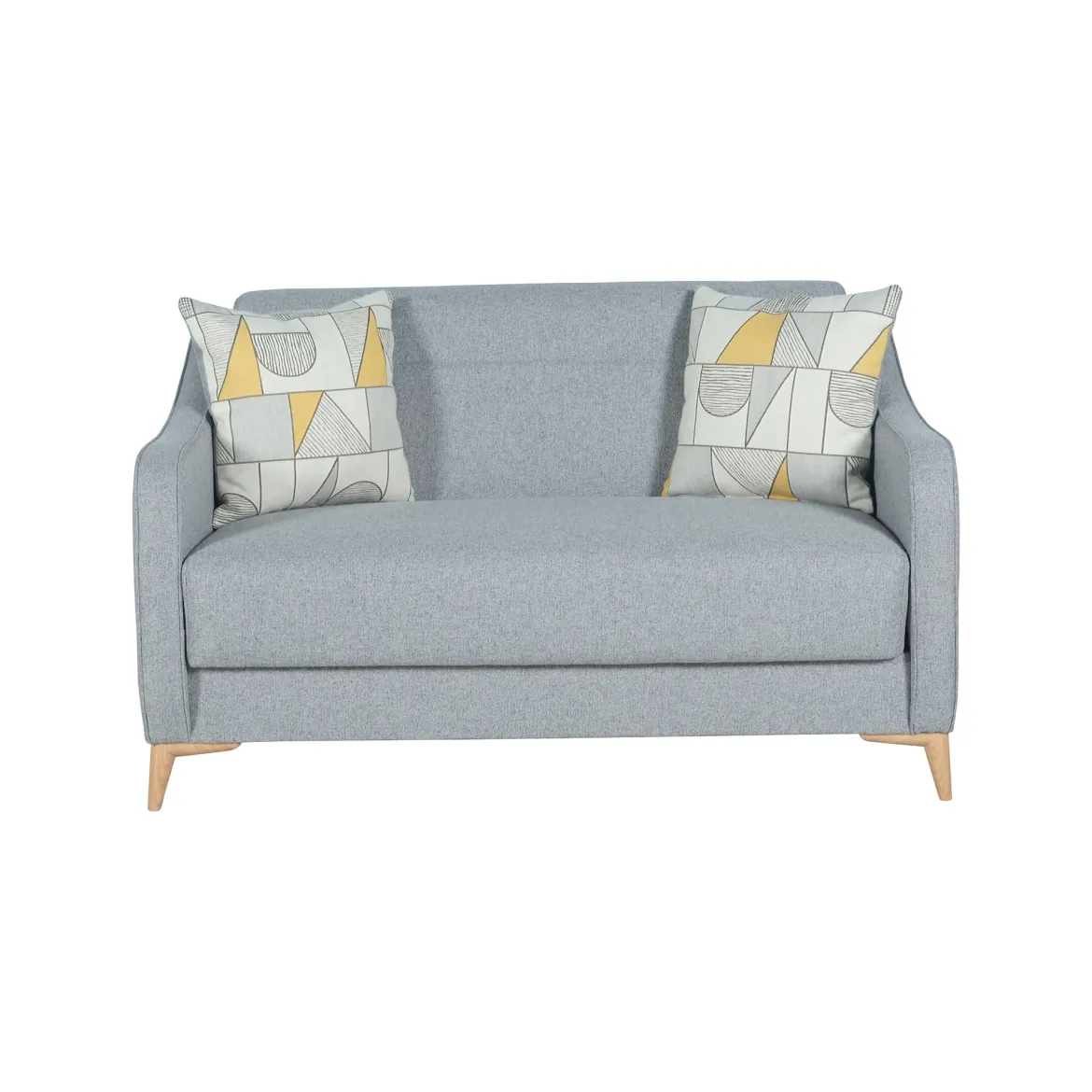 Divano Letto 2 Posti Grigio Chiaro Contenitore 142x90 cm, Lavabile - Propata