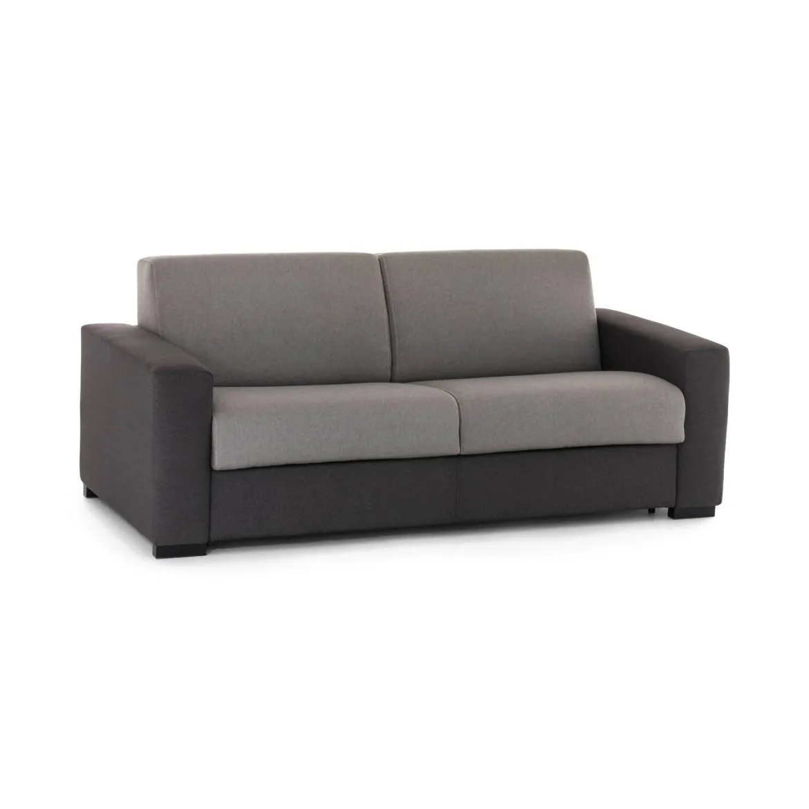 Divano letto 2 posti grigio e antracite 200x95cm - Andymion