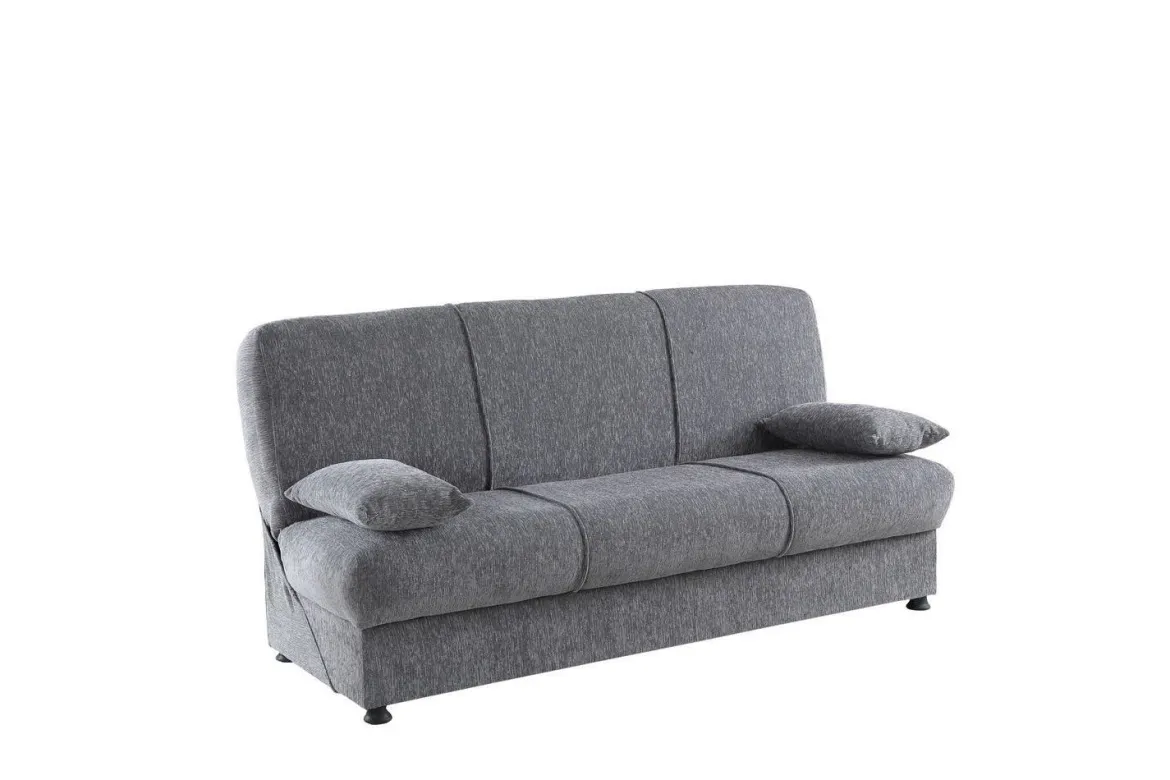 Divano letto 3 posti grigio 180x81cm - Arachide
