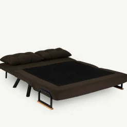 Divano letto 2 posti marrone 133x78cm - Calvin