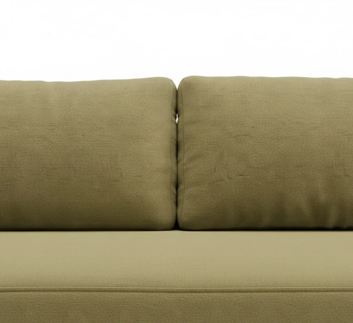 Divano Letto 2 Posti Verde Chiaro Contenitore Cuscini Sfoderabili 210x106 cm, Reclinabile - Brugnato