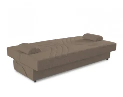Divano letto reclinabile beige 181x81cm - Apicella