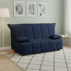 Divano letto reclinabile blu 125x90cm - Ariska