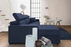 Divano letto reclinabile blu 260x95cm - Aloet