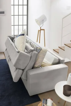 Divano letto reclinabile grigio 200x95cm - Algo