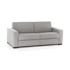Divano letto reclinabile grigio 220x95cm - Estia