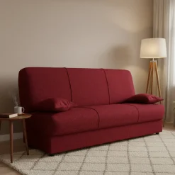 Divano letto reclinabile rosso 180x81cm - Arachide