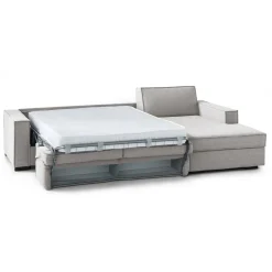 Divano letto sfoderabile grigio 260x95cm - Afar