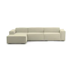 Divano modulare beige 340x170x70h cm - Atrillo
