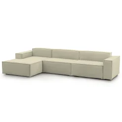 Divano modulare beige 340x170x70h cm - Atrillo