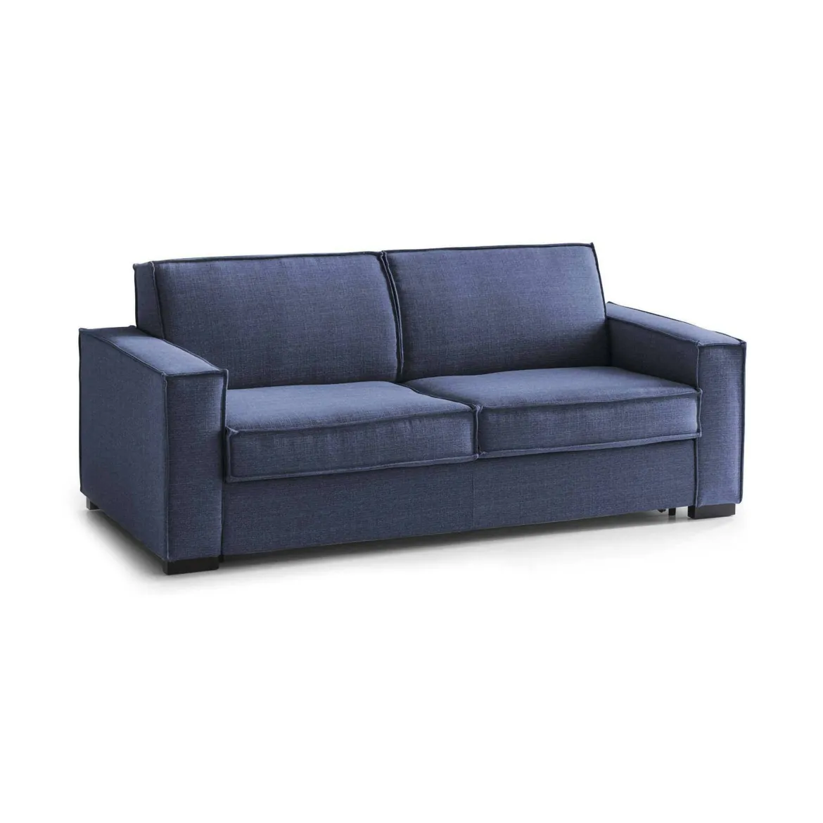 Divano morbido blu 180x95x90h cm - Arki