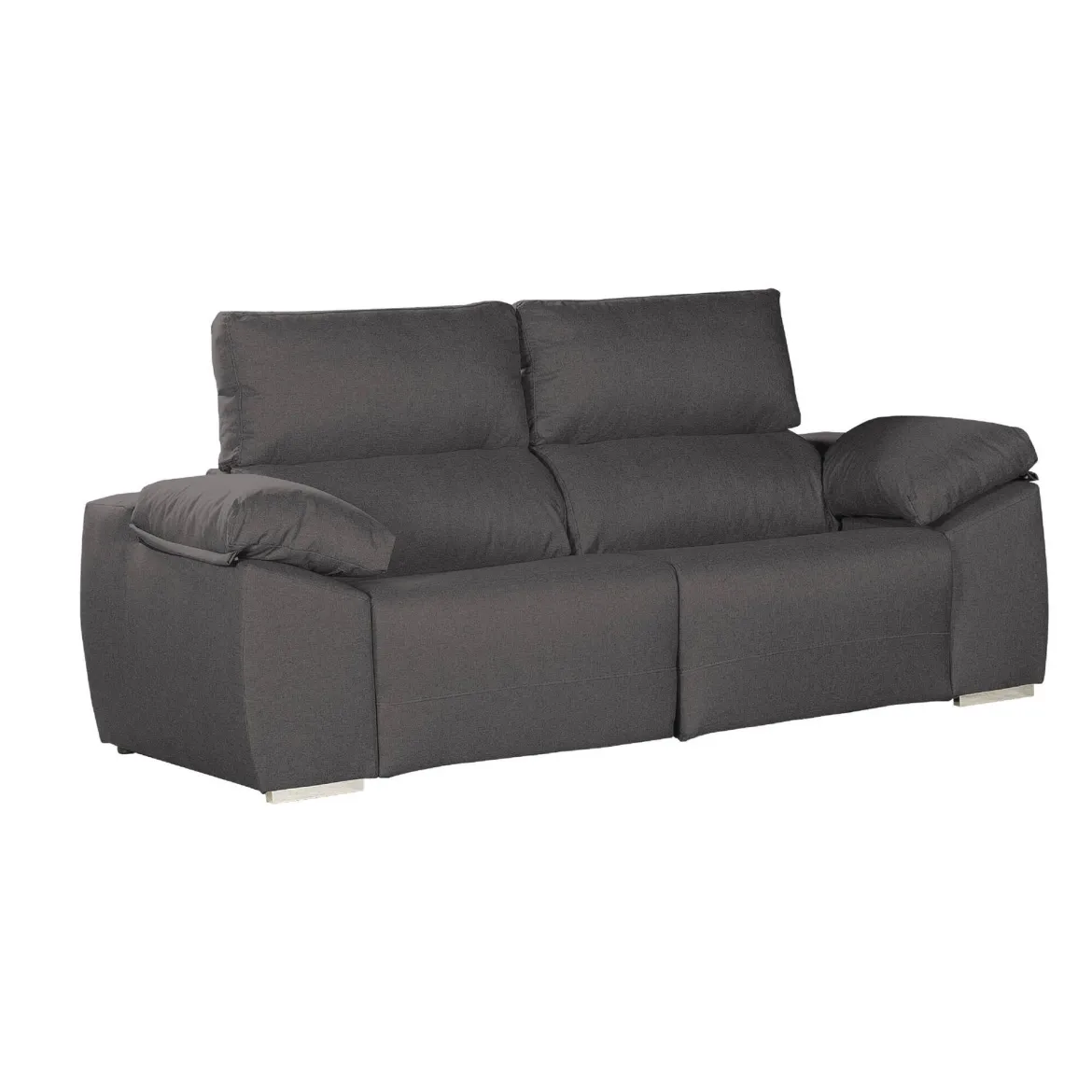 Divano 2 posti antracite 160x100x100h cm - Astrice