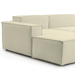 Divano 5 posti beige 300x170x70h cm - Alganibra