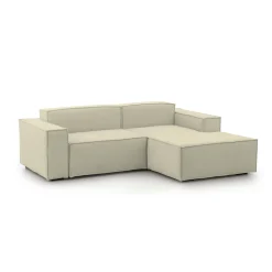 Divano 2 posti beige 220x170x70h cm - Amuleto
