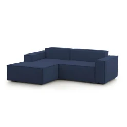 Divano 4 posti blu 240x170x70h cm - Assurte