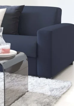 Divano 3 posti blu 220x95x90h cm - Ayta