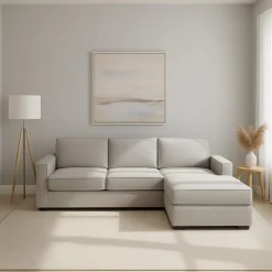 Divano 4 posti grigio 260x95x90h cm - Assobasso