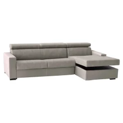 Divano 4 posti tortora 280x95x85h cm - Ameno