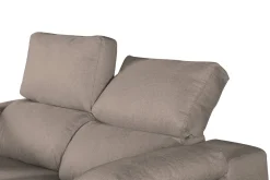 Divano 3 posti tortora 190x100x100h cm - Assiria