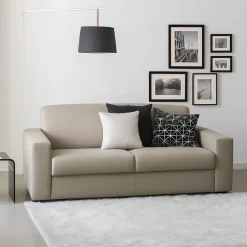 Divano 3 posti tortora 200x95x90h cm - Larimar