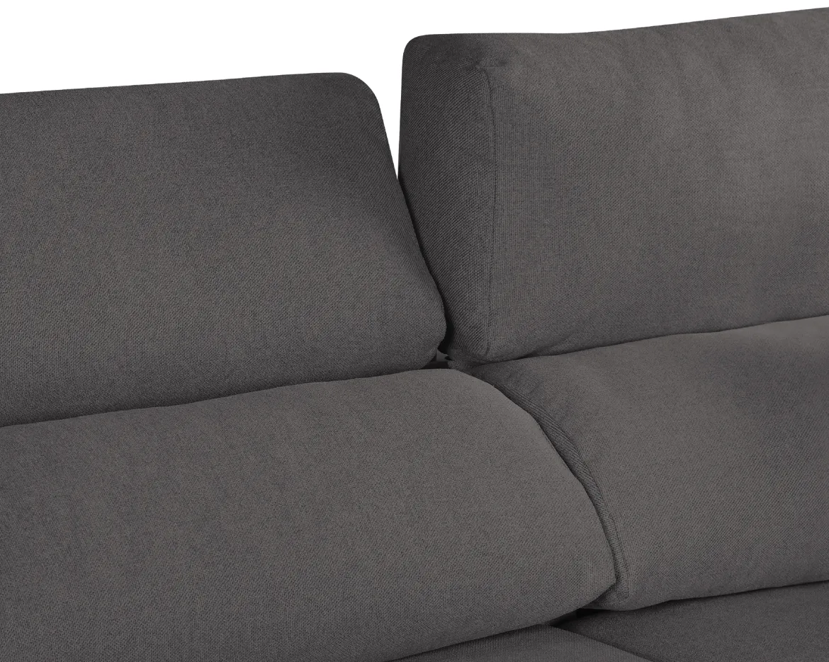 Divano reclinabile antracite 170x85x107h cm - Alien