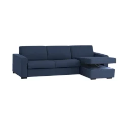 Divano sfoderabile blu 280x95x90h cm - Atos
