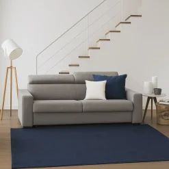 Divano sfoderabile tortora 180x95x85h cm - Kiev