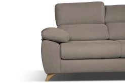 Divano sfoderabile tortora 200x85x107h cm - Anem